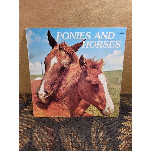 Vintage 1979 Ponies and Horses Book - Picture 1 of 7